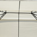 Gazebo da Giardino 300x400x270 cm Struttura in Metallo Telo Impermeabile Color Crema      