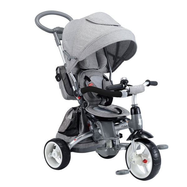 acquista Kinderwagen Dreirad Wendesitz 6in1 Happy Kids Grau