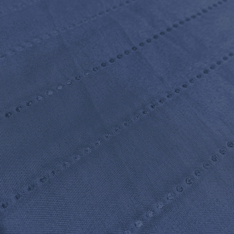 Copridivano Trapuntato con Penisola Destra Seduta in Microfibra Blu Scuro Varie Misure