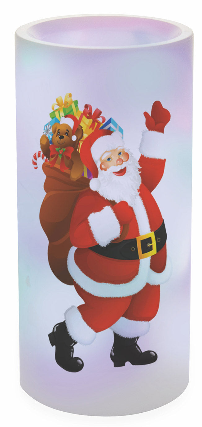 Proiettore Laser a Batteria Led 4 Forme Luci Natalizie da Interno Soriani Candela