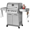 Barbecue a Gas GPL 4 Bruciatori 133x57x114 cm  Master Grigio