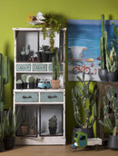 Set 2 Contenitori Decorativo Metallo 16 cm