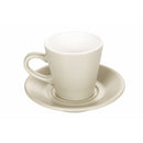 Set 6 Tazzine da Caffè con Piattino e Stand Ø6x6 cm in Gres VdE Tivoli 1996 Shades of stone