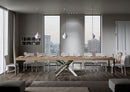 Tavolo Allungabile 180-440x90x77 cm Volantis Premium Quercia Natura Telaio 4A 