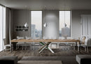 Tavolo Allungabile 140-400x90x77 cm Volantis Premium Quercia Natura Telaio 4A 