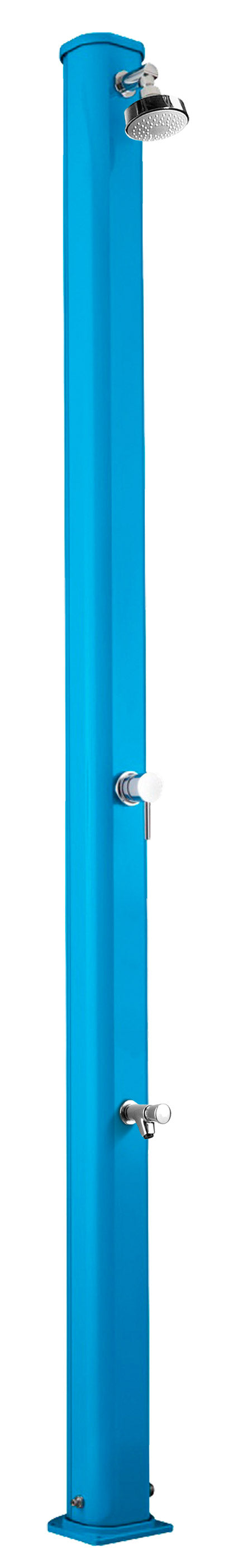 Doccia Solare da Giardino 25L Miscelatore e Lavapiedi Arkema Jolly S Blu sconto