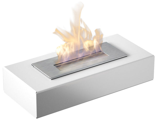 Bioethanol Tischkamin 34x15,5 cm Flig Rialto Mini Weiß sconto