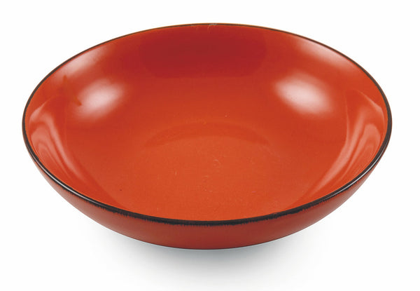 Set 6 Suppenteller Ø20,5x5 cm aus Steingut Villa d'Este Home Tivoli Baita Orange prezzo