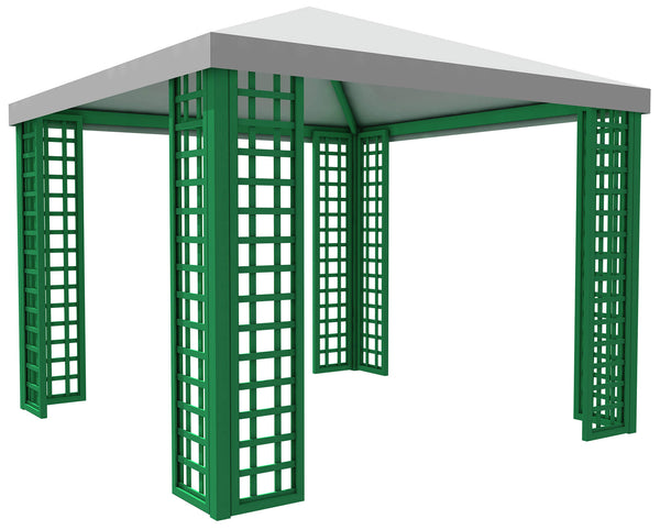 Gartenpavillon aus Holz 3x3m mit PVC-Abdeckung Taini Leon Pocket Sage sconto