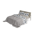 Set Lenzuola Sopra Sotto e Federe in Microfibra Urban Blu Varie Misure