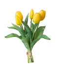 Set 3 Fiori Artificiali Tulipano per 5 Fiori 43 cm 