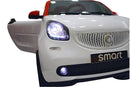 Macchina Elettrica per Bambini 12V Mp4 Smart Fortwo Cabrio Bianca