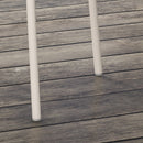 Set 4 Sedie Impilabili con Piedini Antiscivolo 59x55x84 cm in Plastica Grigio