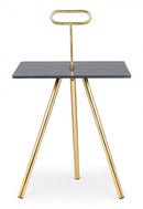 Tavolino Inesh Rock Quadrato 40x40 in Vetro