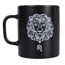Tazza Zodiaco "leone" Ø8x10 cm in Bone China VdE Tivoli 1996 Nero