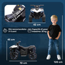 Quad Elettrico per Bambini ATV con Batteria Ricaricabile 6V Fari LED e Musica Bianco      