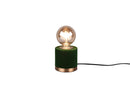 Lampada tavolo da Interno a LED in Tessuto Verde
