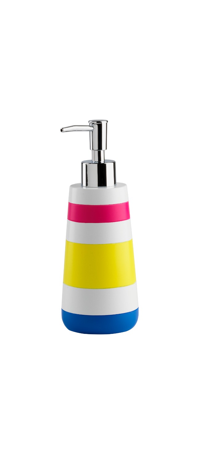 Set 4 Accessori da Bagno in Resina TFT Accessories Multicolor