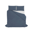 Copripiumino con Sacco e Federe Linea Water Washed Blu