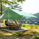 Tenda da Sole Portatile 3x3 m Impermeabile Verde   