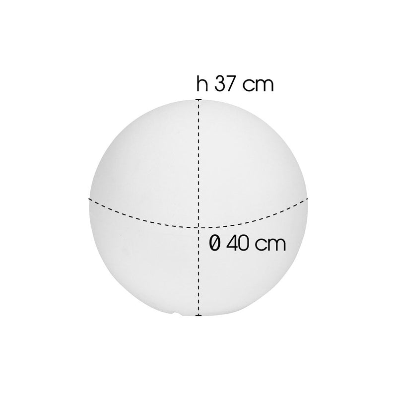Sfera Luminosa da Giardino a LED Ø40 cm in Resina 5W Sphere Bianco Neutro