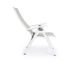 Poltrona Reclinabile 59x71x113h cm Cruise Bianco Gk50