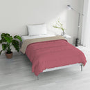 Piumino Invernale in Microfibra 200gr Doubleface Malva/Crema Varie Misure