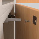 Set 10 Chiudiporta Regolazione 80 mm Magnetica in Tecnoplastica Emuca 