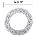 Set 4 Corone Intrecciata di Willow Larghezza 30 cm