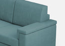 Divano 2 Posti 148x85x85 cm Marrak in Tessuto Petrolio