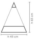 Camino a Bioetanolo da Pavimento 65x45x45 cm 3,10kW Las Vegas Junior Nero