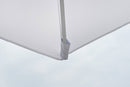 Ombrellone da Giardino 4x4 m Palo Ø60 mm Telo in Polietilene Bianco