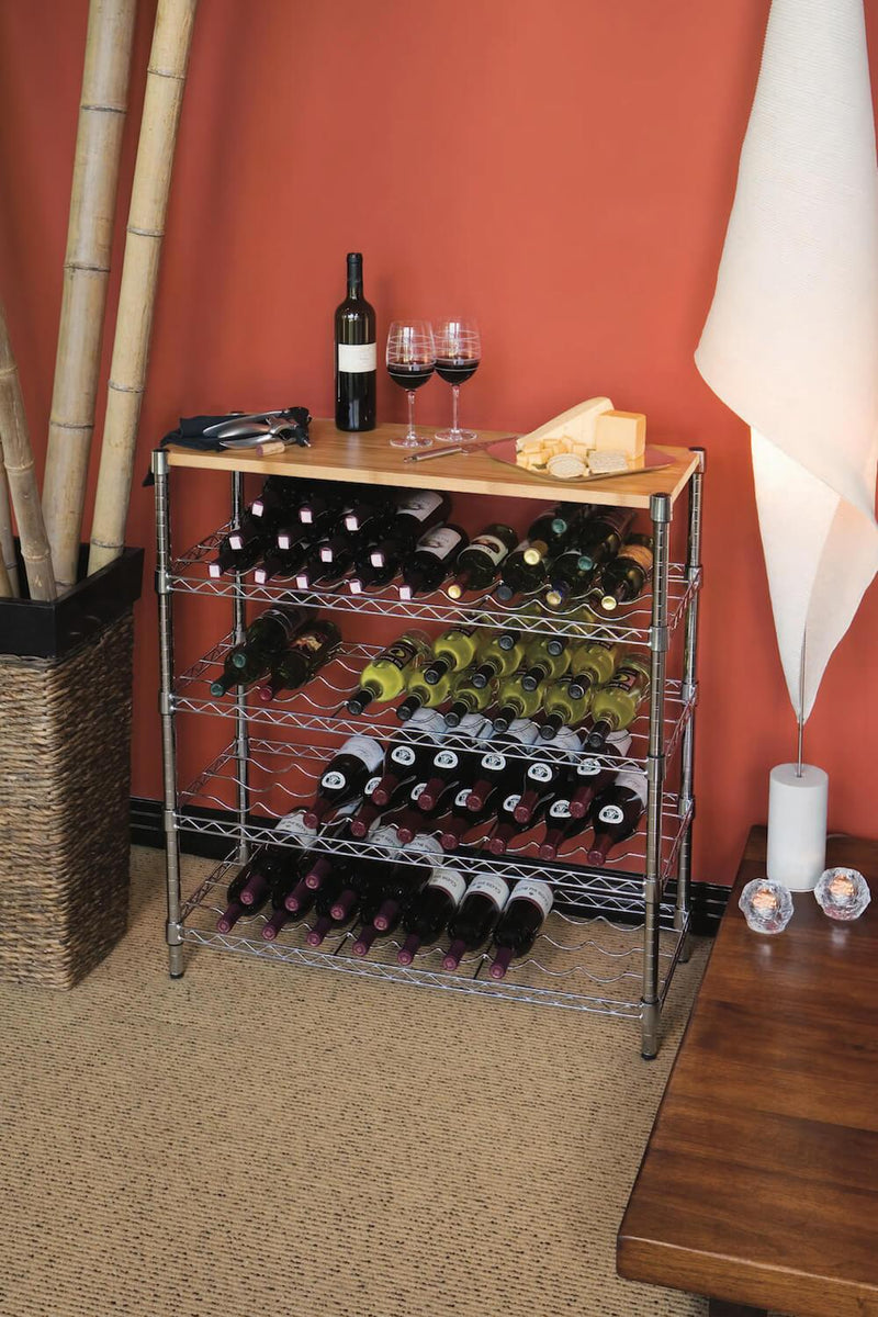 Cantinetta con Piano in Legno Massello 35x90x102 Tosini XBW3590