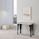 Consolle Allungabile 90-300x40x77 cm Paxon Cashmere Telaio Antracite 