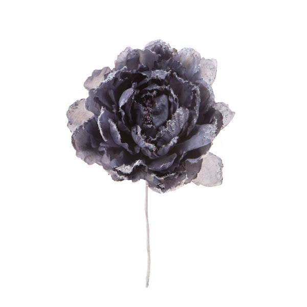 online Set 12 Pfingstrosen Picks Ø14 cm Grau