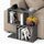 Tavolino da Caffè 60x60x19,5 cm Tavolo S Divano Design Moderno Antracite