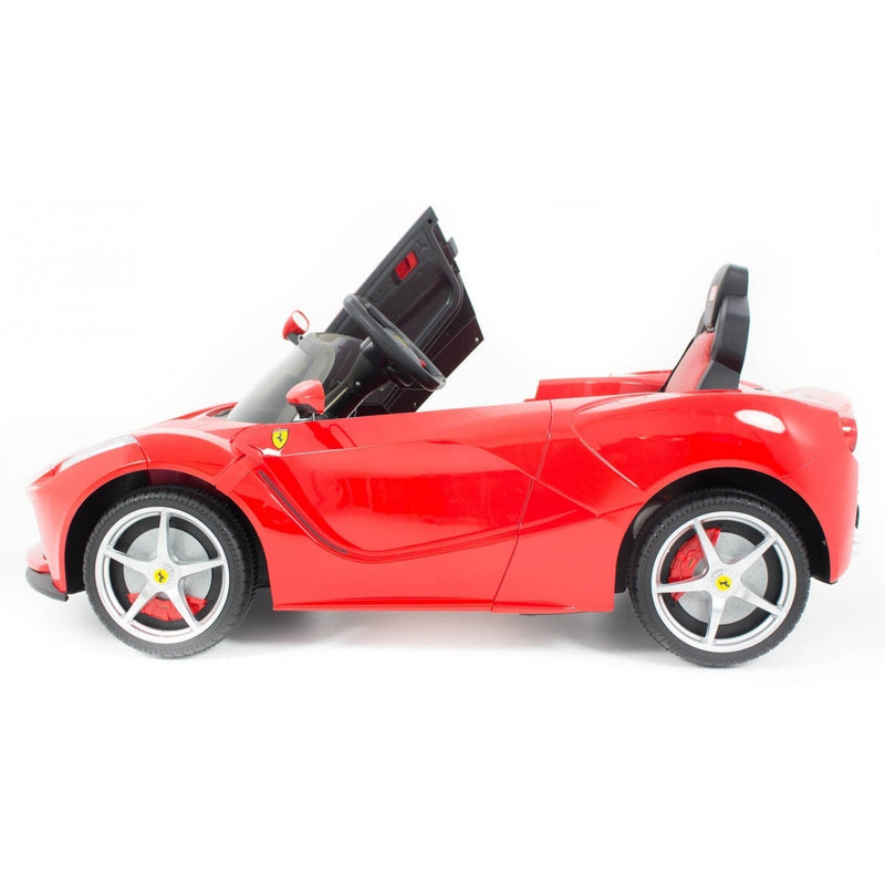 Macchina Elettrica per Bambini 12V con Licenza Ferrari la Rossa