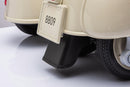 Piaggio Vespa con Sidecar Small Elettrica 6V per Bambini Crema