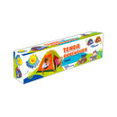 Tenda da Gioco per Bambini 112x112x94 cm Struttura in Plastica Tubolare Avventura Multicolore
