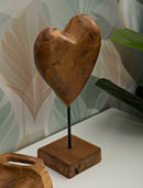 Scultura Dobu 20x12x37 cm in Teak Riciclato         