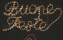 Insegna Luminosa Buone Feste 120 Luci 64x33 cm Soriani