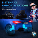 Macchina Elettrica per Bambini 108x69,5x51 cm Licenza BMW M4 con Telecomando Clacson e Fari Blu      
