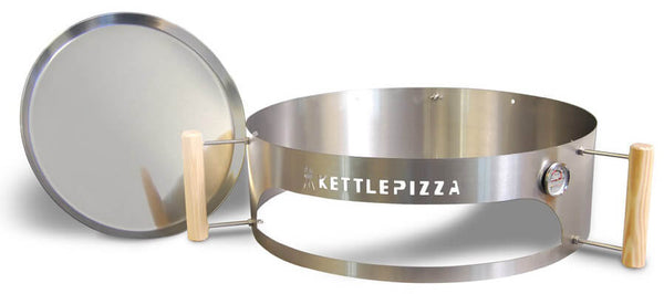 prezzo Pizza-Kit für Holzkohlegrill Ø57 cm aus Stahl Vannini Kettle Pizza