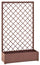 Fioriera con Traliccio con Cornice Verdemax 90x32x150 cm in Metallo Corten