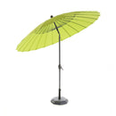 Ombrellone da Giardino Rotondo 2.6m con Apertura e Chiusura a Manovella Taddei Shanghai Verde