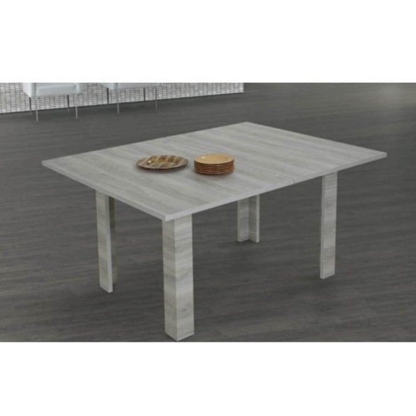 Tavolo allungabile 100/200x100x76 cm Maribor betulla bianco oliva sconto