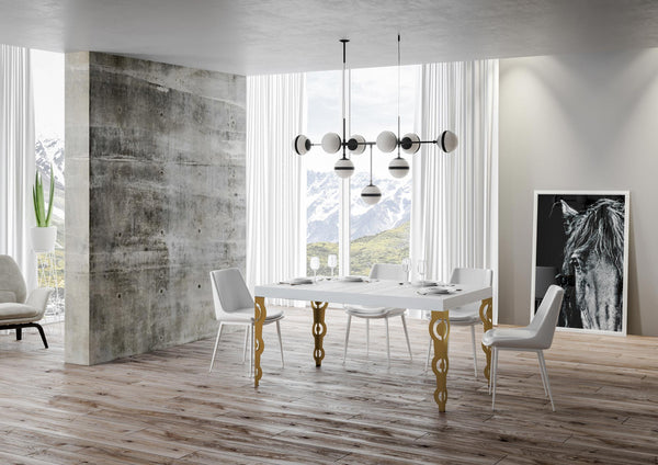 Tavolo Allungabile 130-234x90x77 cm Karamay Bianco Frassino prezzo