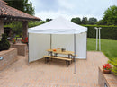 Gazebo Pieghevole da Giardino in Alluminio 3X3m Vorghini Flexible Bianco