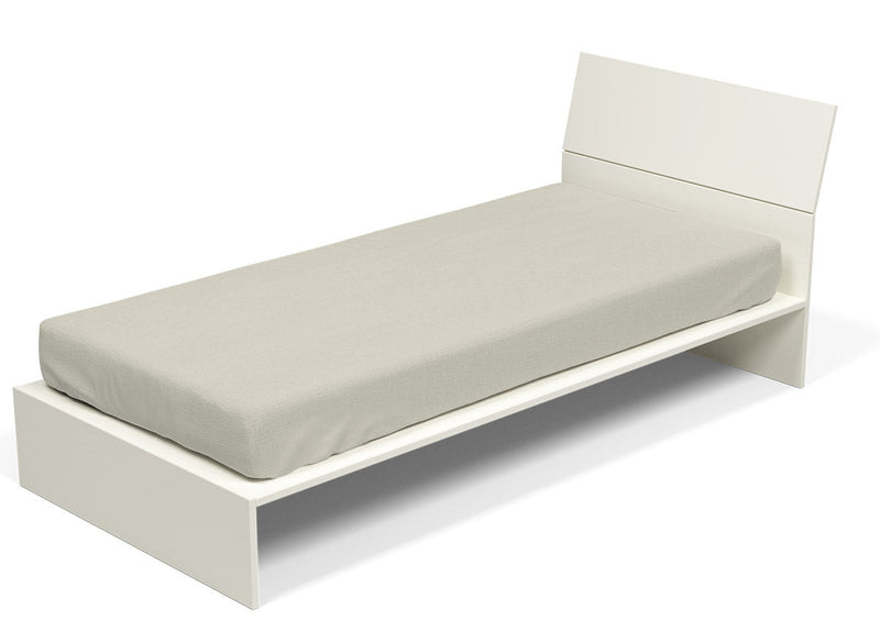 Lenzuolo Sotto con Angoli ed Elastico Tinta Unita Panna