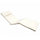 Echtes Kinderbettkissen 194,5 x 59 x 4 cm aus ecrufarbenem Polyester